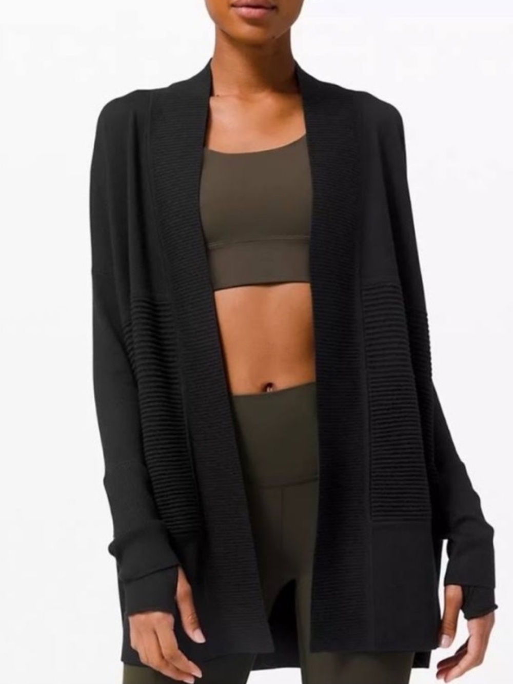 Lululemon sit in lotus wrap cardigan